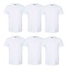 EG PRO 6 Pack Men Women Undershirts T-Shirt Tees Soft Style CVC - 4 of 4