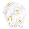 Hudson Baby Infant Girl Cotton Scratch Mittens, Poppy Daisy, 0-6 Months - 2 of 4