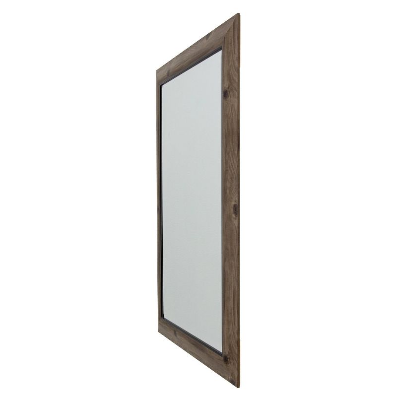 Natural Light Wood Decorative Wall Mirror with Beveled Edge Gray - Yosemite Home Decor, 3 of 10
