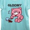 Gloomy Bear Spilled Coffee Crew Neck Short Sleeve Mint Women's T-shirt - 2 of 2