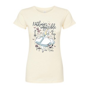 Women's - Disney - Alice In Wonderland Fitted Graphic T-Shirt - 1 of 3