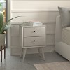 Alpine Furniture Flynn Nightstand, Gray - 2 of 4