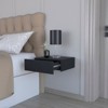 TIRAMISUBEST White Floating Nightstand, Contemporary Wall-Mounted Bedside Solution - 2 of 4