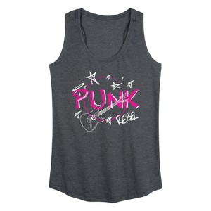 Women's - Instant Message - Punk Guitare Graphic Racerback Tank - 1 of 4