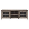 Tasi Glass Door Console TV Stand for TVs up to 80" - Saracina Home - 3 of 4