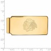 Black Bow Jewelry 14k Yellow Gold Plated Sterling Silver Chicago Blackhawks NHL Money Clip - image 2 of 3