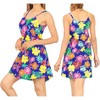 HAPPY BAY Women's Vacay Holiday Summer Beachwear Sleeveless Casual Honeymoon Lounge Beach Dress Slip Chemise - 3 of 4