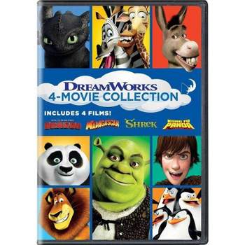 Shrek/Madagascar (2005)/Kung Fu Panda/How to Train Your Dragon (DVD)