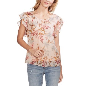 Vince Camuto Womens Wildflower Floral Pullover Blouse - 1 of 1