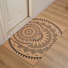 VECELO Front Door Mat Welcome Mat, Absorbent Muddy Kitchen Rugs, Non-Slip Rubber Backing Doormat - 4 of 4