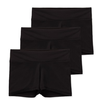 Lucky & Me Layla Girls Dance Shorts 3 Pack Size 7/8y Color Black