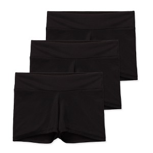 Lucky & Me Layla Girls Dance Shorts 3 Pack Size 4/5y Color Black - 1 of 4