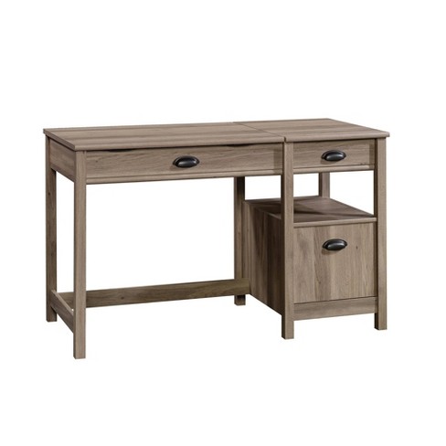 Harbor View Lift Top Desk Salt Oak Sauder Target