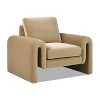Mason 40" Arched Arm Chair, Camel Brown Beige Performance Velvet - 2 of 4
