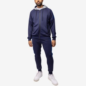 CULTURA Men's Zip Up Hoodie Track Suit - 1 of 4