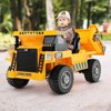 Infans Kids Ride-On Dump Truck w/ Wireless Connection Music LED Lights Soft Start - 3 of 4