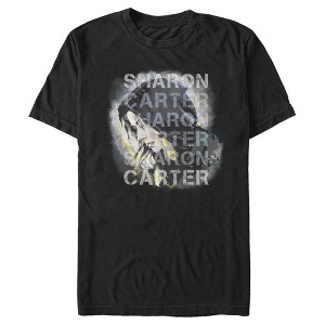Men's Marvel The Falcon and the Winter Soldier Sharon Carter Drawing T-Shirt - 1 of 4