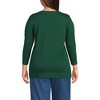 Lands' End Women's 3/4 Sleeve Cotton Supima Tunic - 2 of 3
