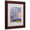 Trademark Fine Art - Richard Wallich 'Radio City Music Hall' Matted Framed Art - 2 of 4