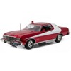 1976 Ford Gran Torino "Starsky and Hutch" Red Chrome Edition (TV Series 1975-79) 1/18 Diecast Model Car by Greenlight - 2 of 3