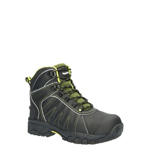 Black insulated waterproof work 2024 boots