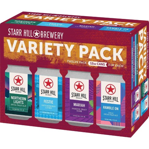 Starr Hill Variety Beer Pack - 12pk/12 fl oz Cans - image 1 of 1