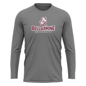 Bellarmine University Adult Sport Long Sleeve Shirt Primary Logo, Athletic Heather - 1 of 4