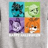 Boys' - Paw Patrol - Happy Halloween Character Grid Graphic Long Sleeve Fleece Sweatshirt - image 2 of 4