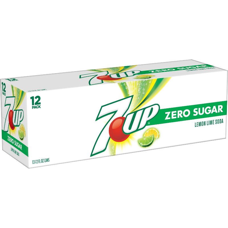 7UP Zero Sugar Lemon Lime Soda - 12pk/12 fl oz Cans, 5 of 11