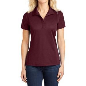 Mafoose Women's Short Sleeve Sport-Wick Smooth Micropique Polo T-shirt - 1 of 4