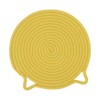 Unique Bargains Single Cat-Ear Shape Heat Resistant Trivet Mat Cotton 9.45"x9.45"x0.31" - 3 of 3