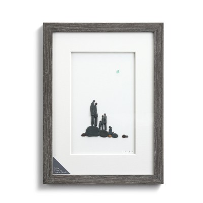 DEMDACO Puppy Makes Six Wall Art - Gray