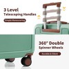 Gulches 4 Piece Luggage Set with Compression Packing Cubes for Suitcase Expanable Spinner Wheels Lightweight Suitcase with TSA Lock (16"+20"+24"+28") - 4 of 4