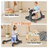 Infans 2-in-1 Baby Walker Foldable Activity Push Walker w/ Adjustable Height - 3 of 4