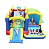 Aukfa 7-in-1 Inflatable Bounce House & Kids Play Center with Large Slide, Ball Pit, Basketball Hoop - 3 of 4