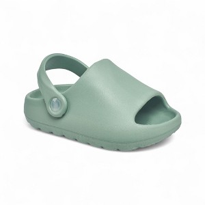 Aeropostale Toddler Cloud-Foam Slide Sandals with Pivot Heel Strap – Lightweight EVA Water-Friendly Clogs for Boys & Girls - 1 of 4