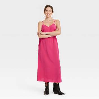 Women's Plus Size Long Sleeve Wrap Dress - Knox Rose™ Pink 4X
