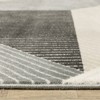 Captiv8e Designs Roman Modern Geometric Ivory/Black Rug - 4 of 4