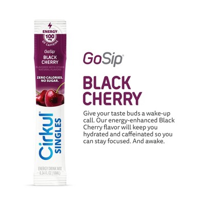 Cirkul Singles GoSip Black Cherry - 2.72 fl oz/8pk