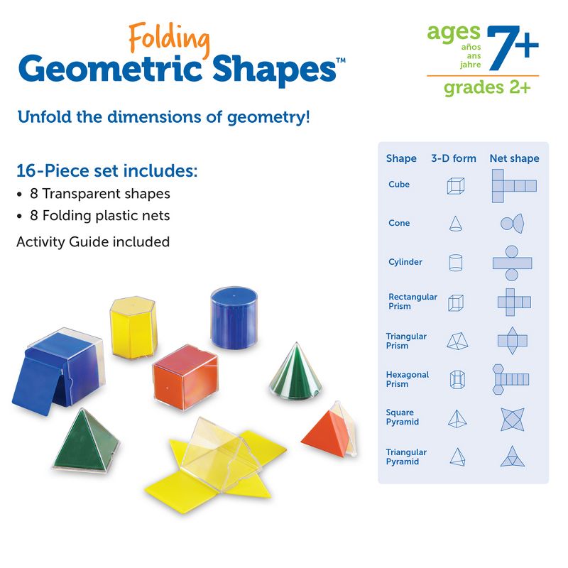 Learning Resources Folding Geometric Shapes Set, Ages 7+, 5 of 6