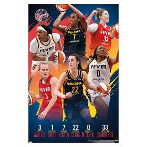 Trends International WNBA Indiana Fever -Team 24 Framed Wall Poster Prints - 1 of 4