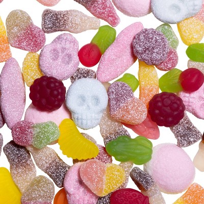 Sockerbit Swedish Candy Sour Foam Skulls & Lips - 2.82oz