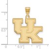 Black Bow Jewelry 10k Yellow Gold Kentucky Wildcats NCAA Large Pendant - 2 of 3