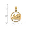 Black Bow Jewelry 14k Yellow Gold Plated Sterling Silver Alpha Phi Greek Life Medium Pendant - 2 of 3