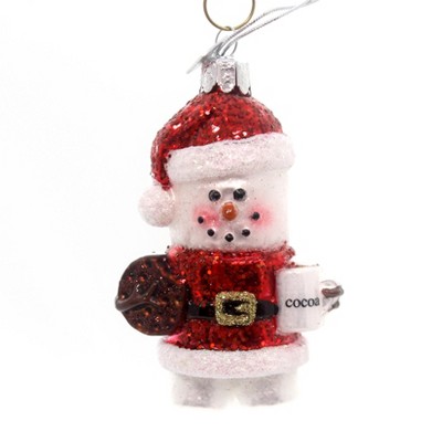 Noble Gems Marshmallow Santa Ornameent Cocoa  -  Tree Ornaments