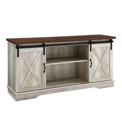 target barn door tv stand