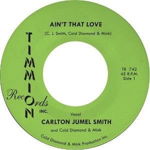 Cold Diamond & Mink - Ain't That Love/Ain't That Love (Instrumental) (vinyl 7 inch single) - 1 of 1