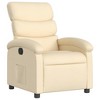 CLIHOME Modern Recliner Chair Push Back, Breathable Fabric Lounge Chair with Padded Arms, Manual Reclining Accent Chair - 2 of 4