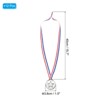 Unique Bargains Plastic Lightweight Embossed Pentagram Bright Appearance Sports Award Medals Mini 12 Pcs 1.5" - 2 of 4