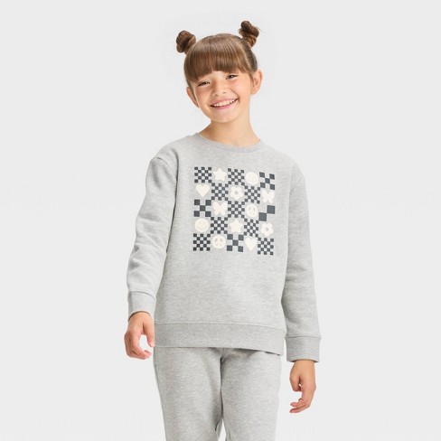 Nfl Dallas Cowboys Girls' Long Sleeve Crew Neck Fleece Sweatshirt : Target